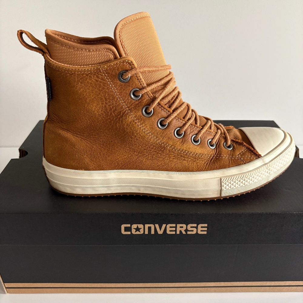 Converse Chuck Taylor Nubuck Boot- Raw Sugar/Egret/Gum 8.5M/10.5 W